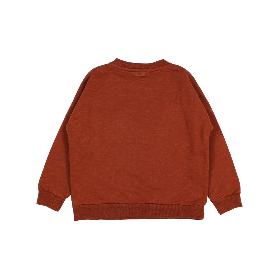 POCKET SWEATSHIRT / RUST