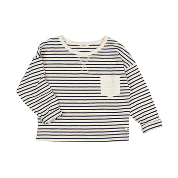 STRIPES POCKET T-SHIRT