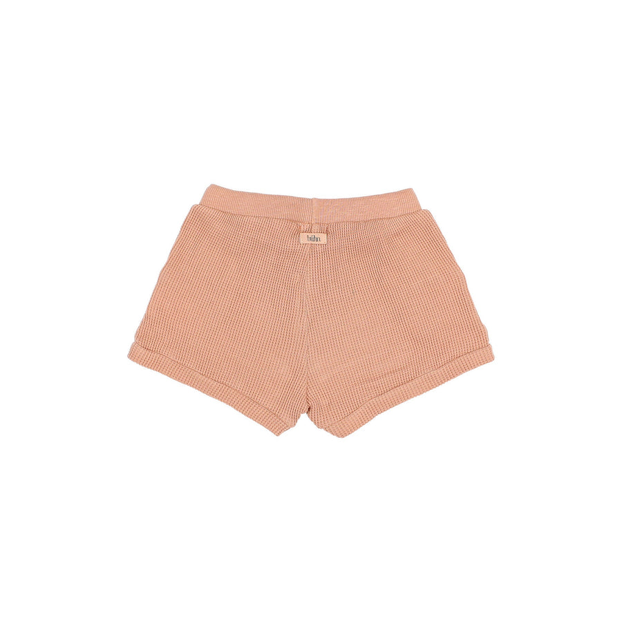 WAFFLE SHORTS / ANTIC ROSE