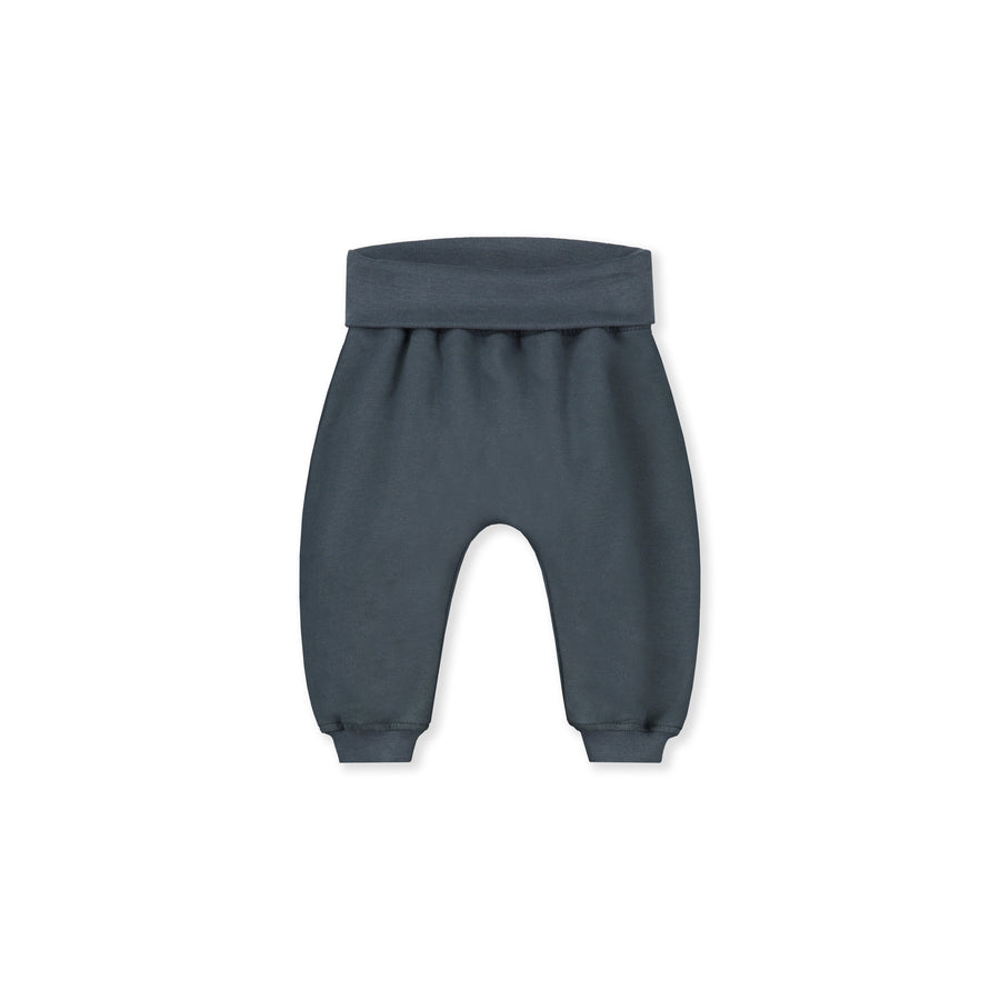 Baby Folded Waist Pants / Blue Grey
